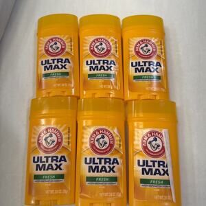 6 Pack – Arm & Hammer ULTRAMAX Anti-Perspirant Deodorant Fresh Scent 2.6 oz ea